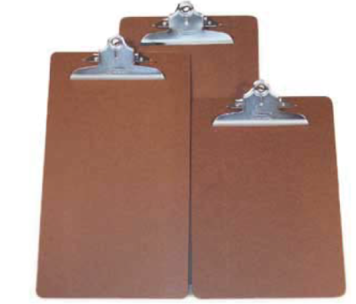 Composite Durable Brown Clipboards