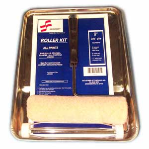 image paint roller kit tray, roller and frame