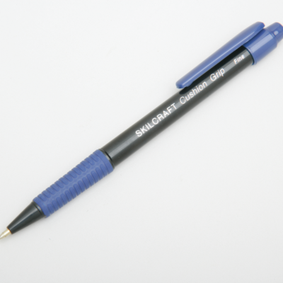 image cushion grip blue fine pen