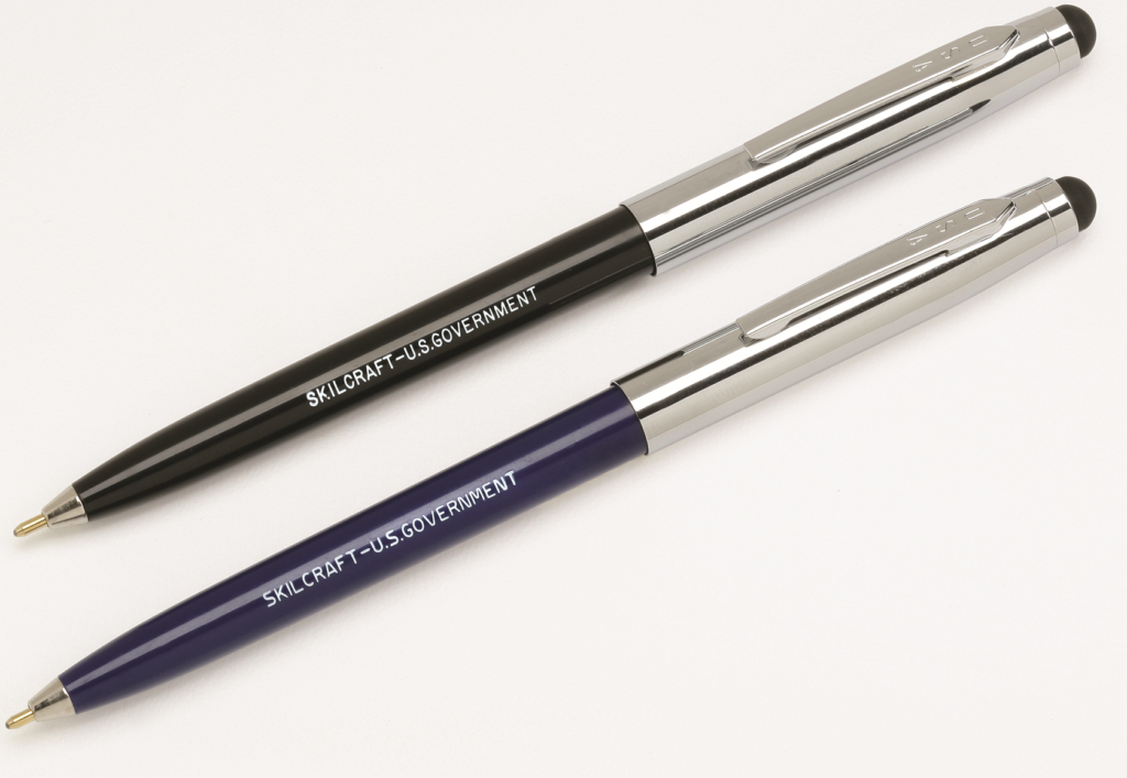 Retractable Ballpoint Pen and Stylus sold by the dozen Industries of