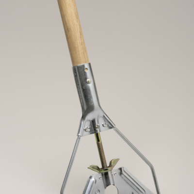 Image wooden mop handle screw type